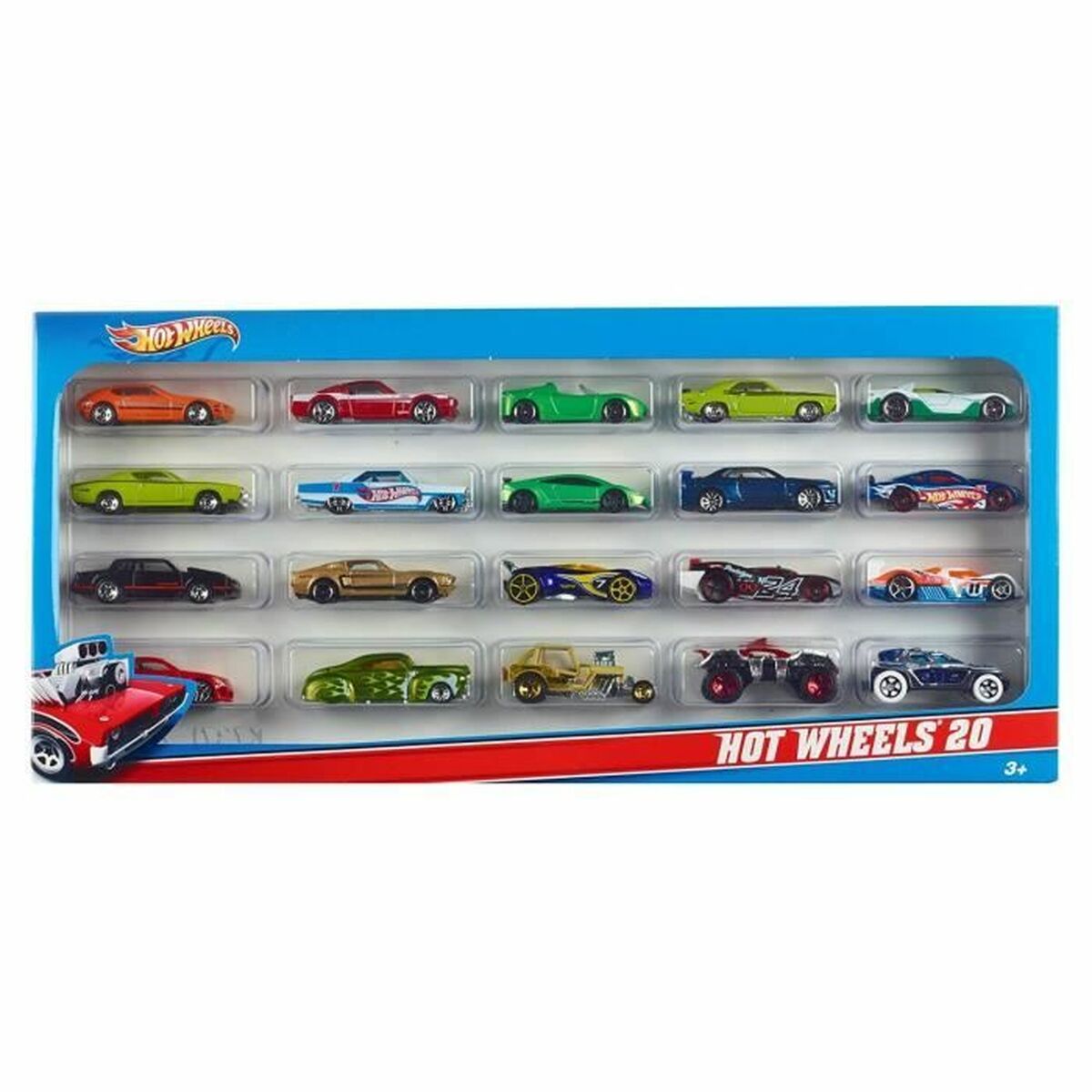 Fordonsspel Hot Wheels H7045 20 antal - 4