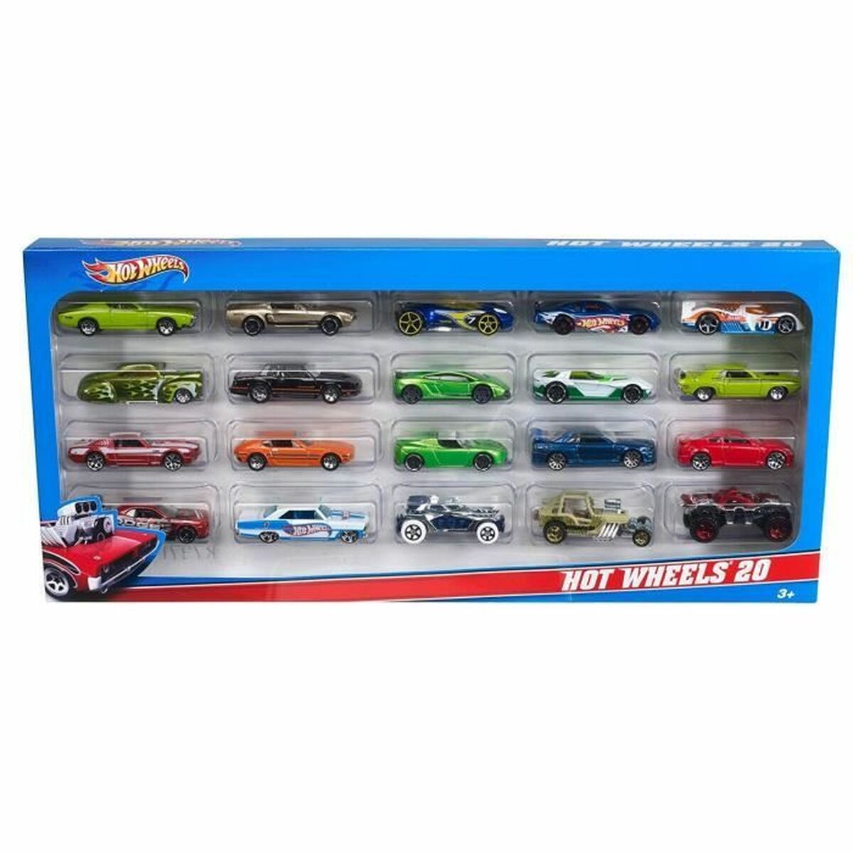 Fordonsspel Hot Wheels H7045 20 antal