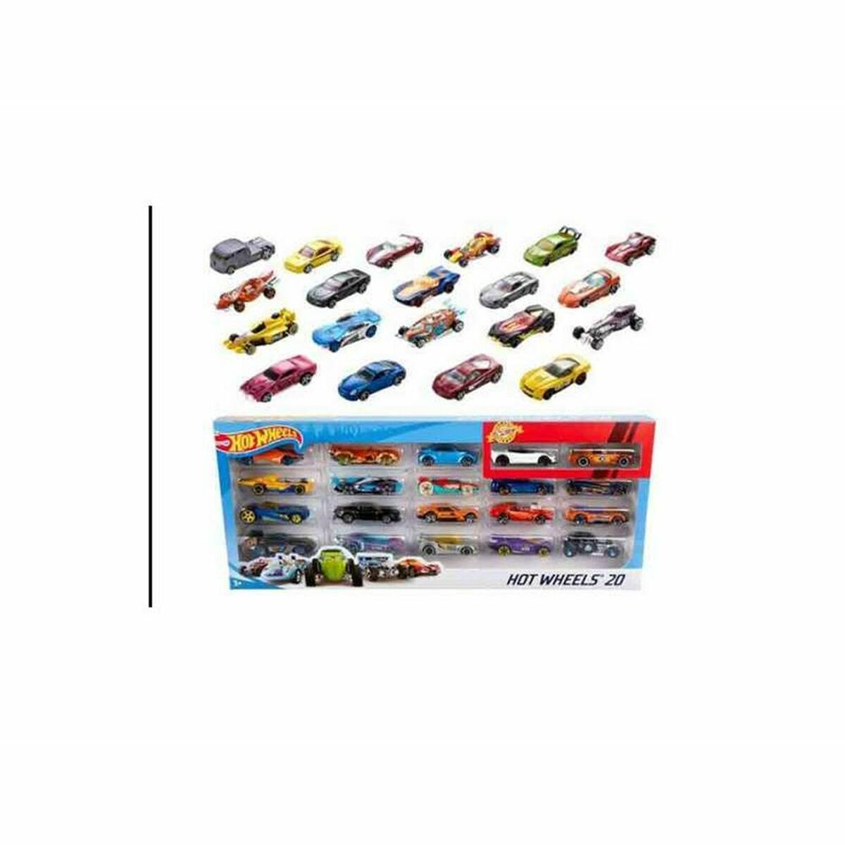 Fordonsspel Hot Wheels H7045 20 antal - 2