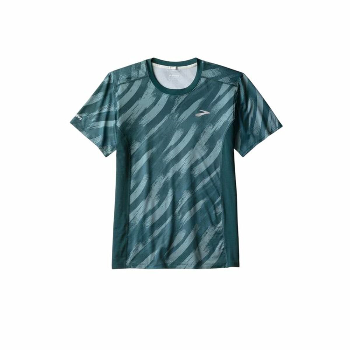 T-shirt med kortärm Herr Brooks Atmosphere Sleeve 3.0 Grön