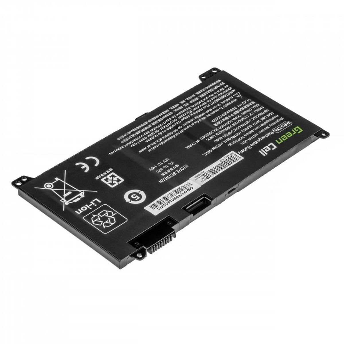 Laptopbatteri Green Cell HP183 Svart 3400 mAh - 5