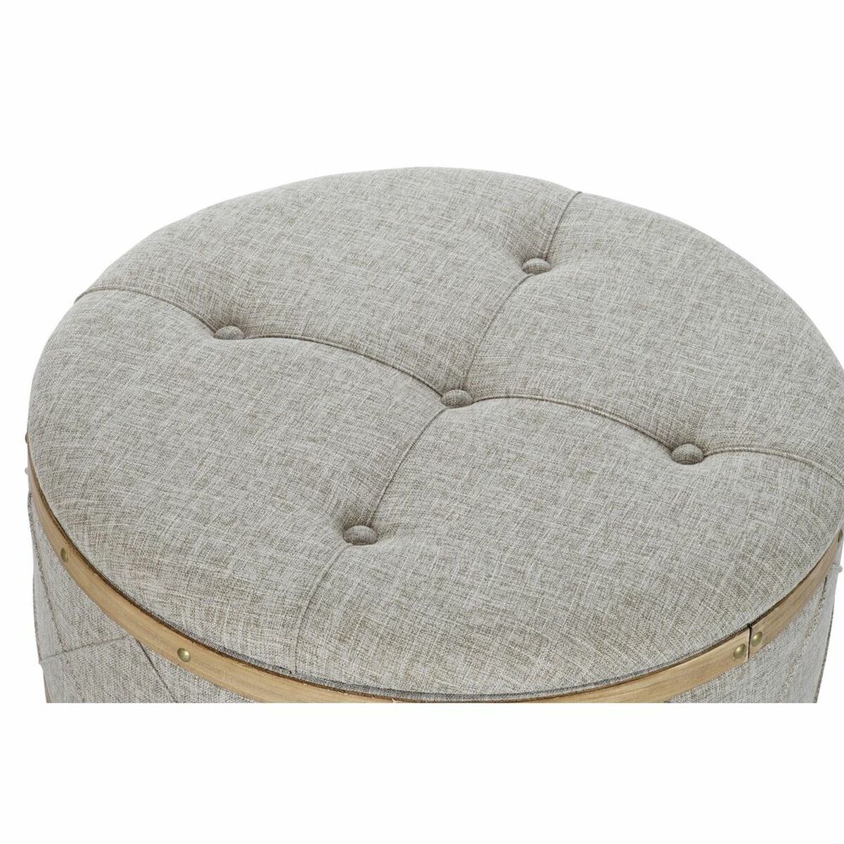 Förvaringskista med sits DKD Home Decor Beige Trä Metall 30 x 40 cm 80 x 80 x 43 cm - 2