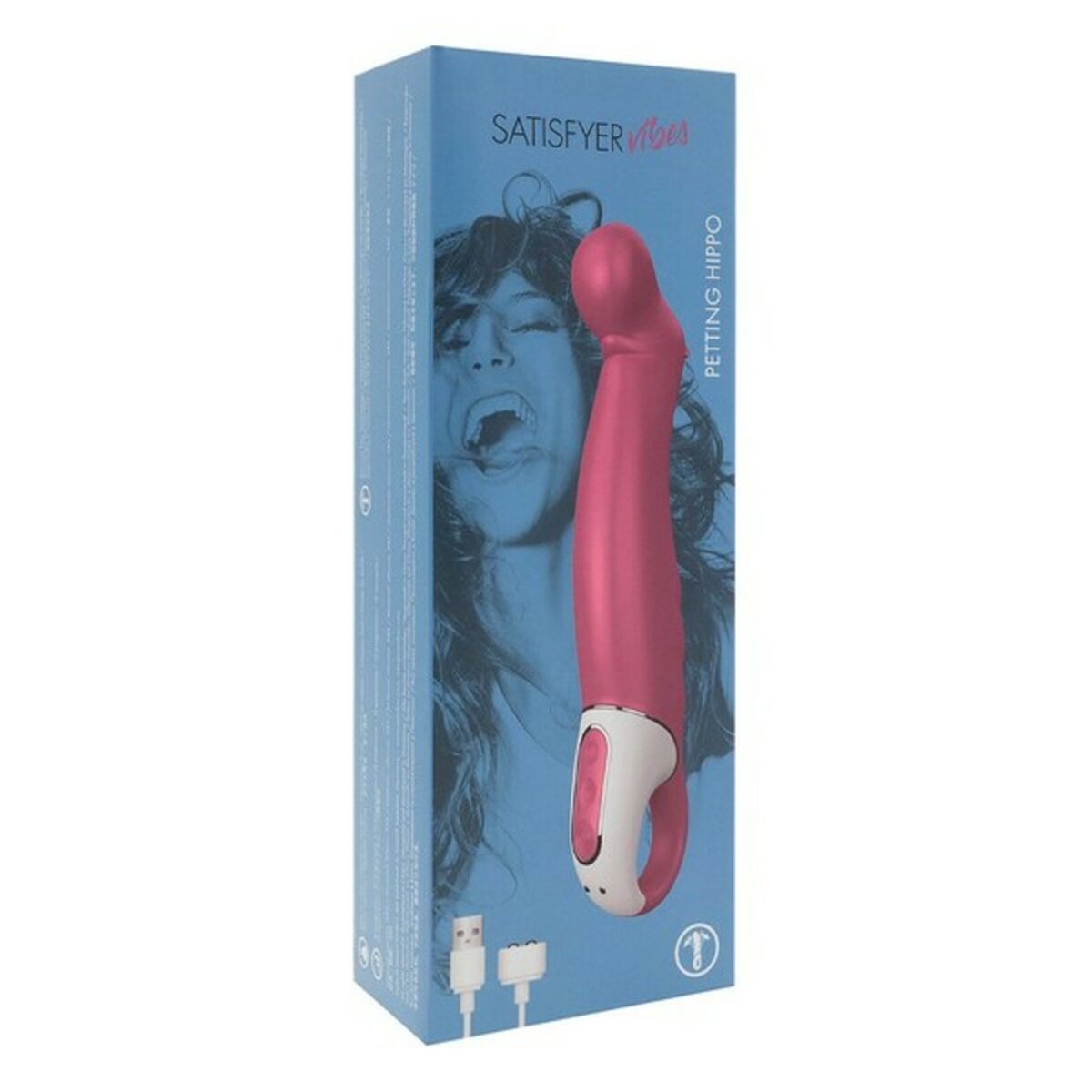 G-spotvibrator Satisfyer Vibes Petting Hippo Röd - 2