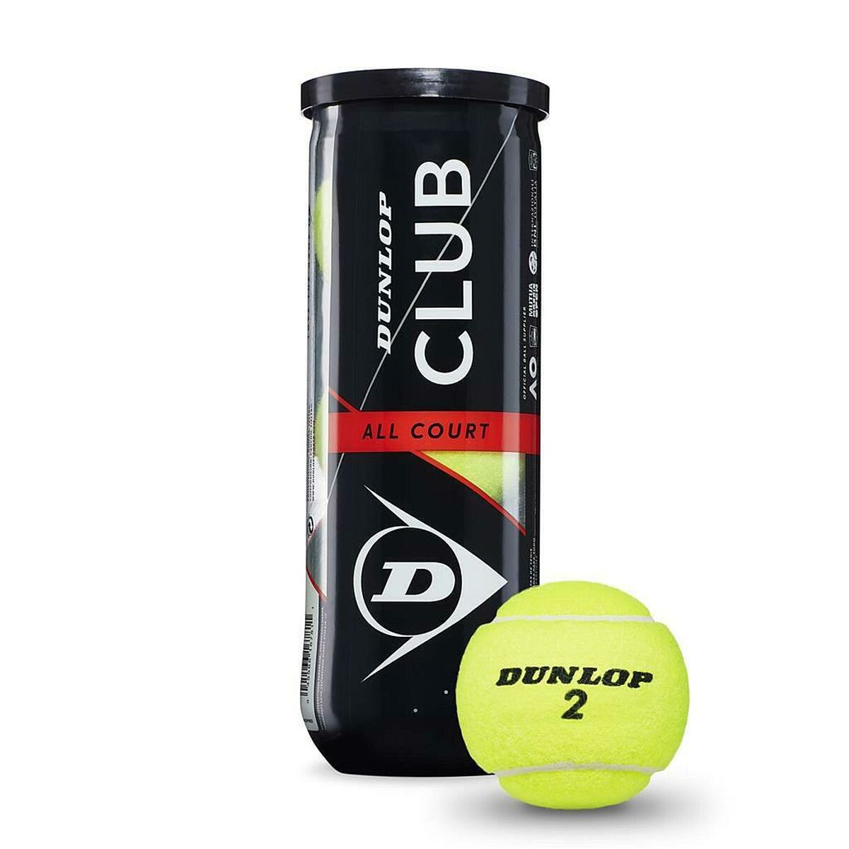 Tennisbollar D TB CLUB AC 3 PET Dunlop 601334 Gul