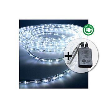 Slang LED EDM 71491 Flexiled Transparent Kallvit 12 m