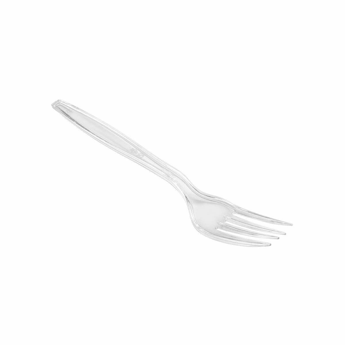 Gaffelset Algon Återanvändningsbar Transparent 10 antal 18 cm - 2