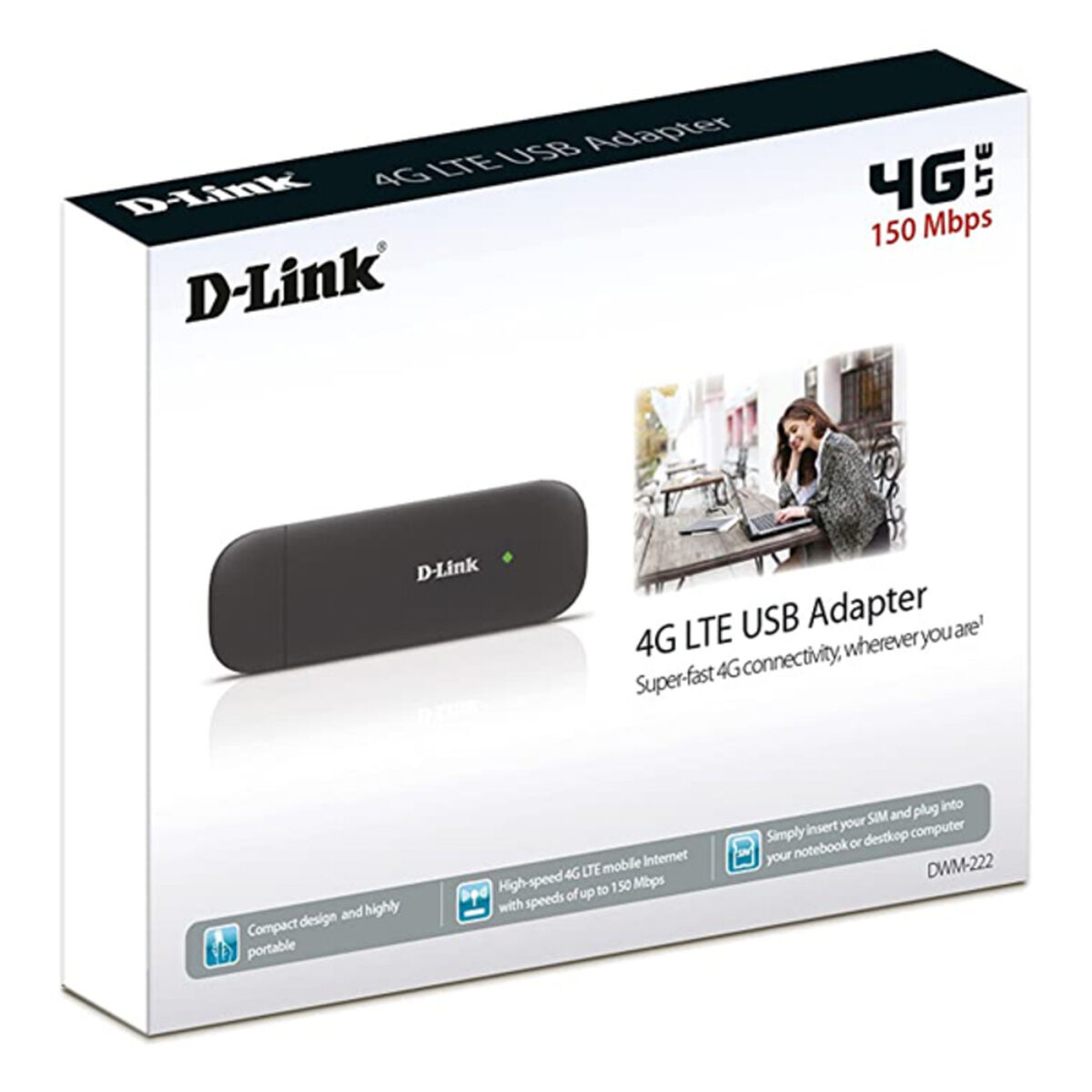 USB WiFi Adapter D-Link DWM-222 - 3
