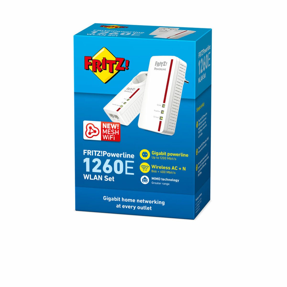 PLC  Adapter Fritz! 1260E 1200 Mbps - 3