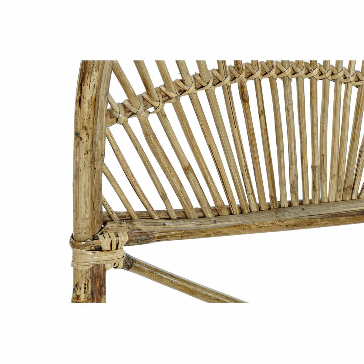 Sänggavel DKD Home Decor Naturell Rattan (178 x 4 x 128 cm) - 2