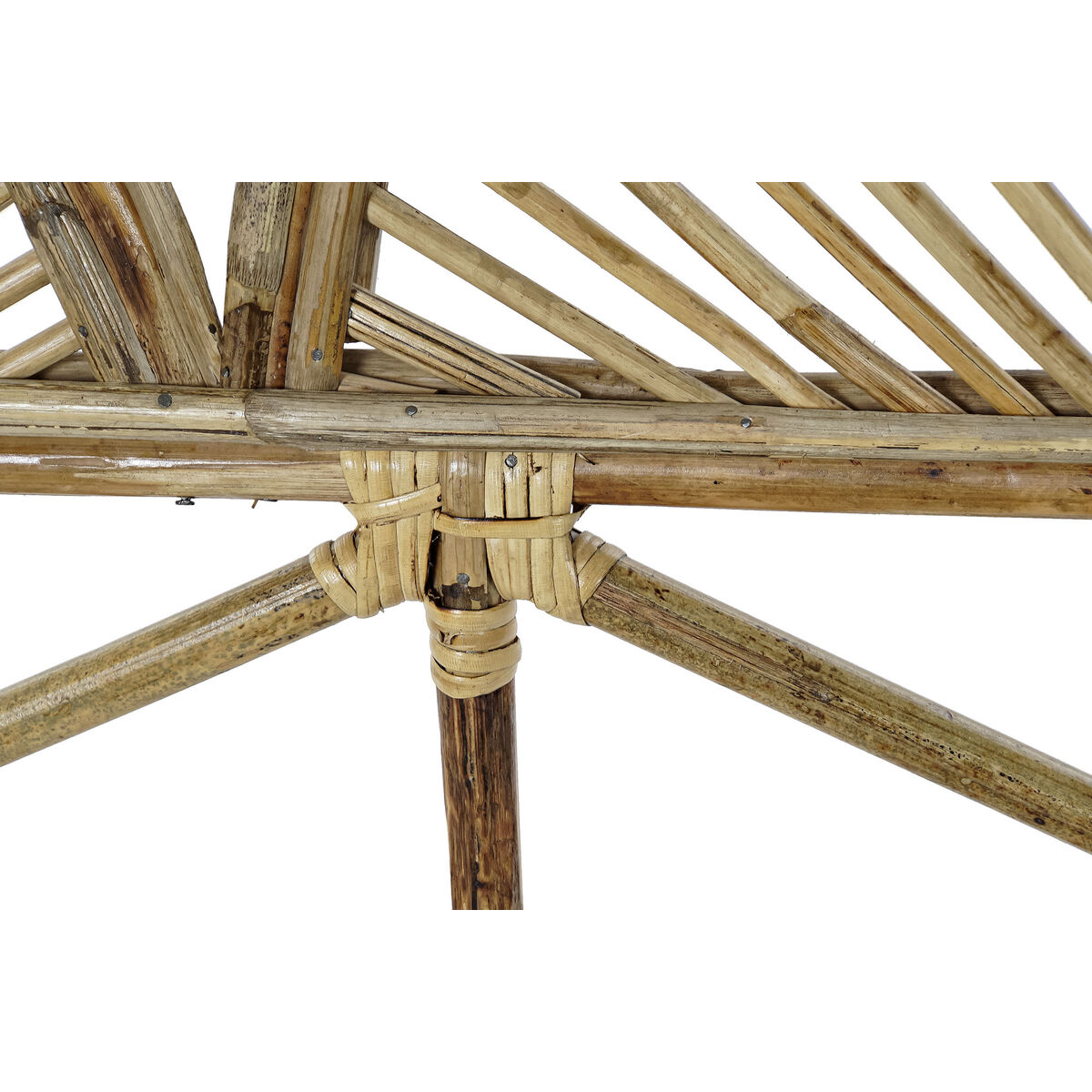 Sänggavel DKD Home Decor Naturell Rattan (178 x 4 x 128 cm) - 3