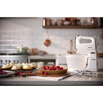 mixer-knådmaskinen med skål Philips HR3745/00 Vit 450 W 3 L