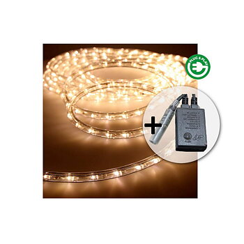 Slang LED EDM 71492 Flexiled Transparent Varmvit Varmt ljus 12 m 8 Funktioner