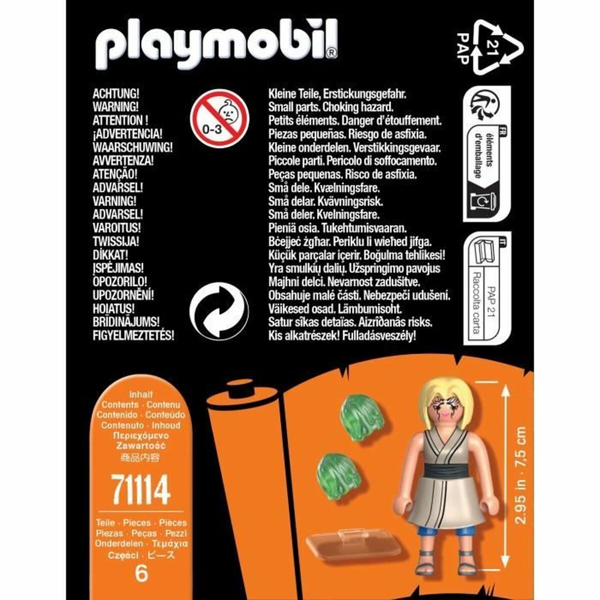 Playset Playmobil Natuto Shippuden: Tsunade 71114 6 Delar - 2