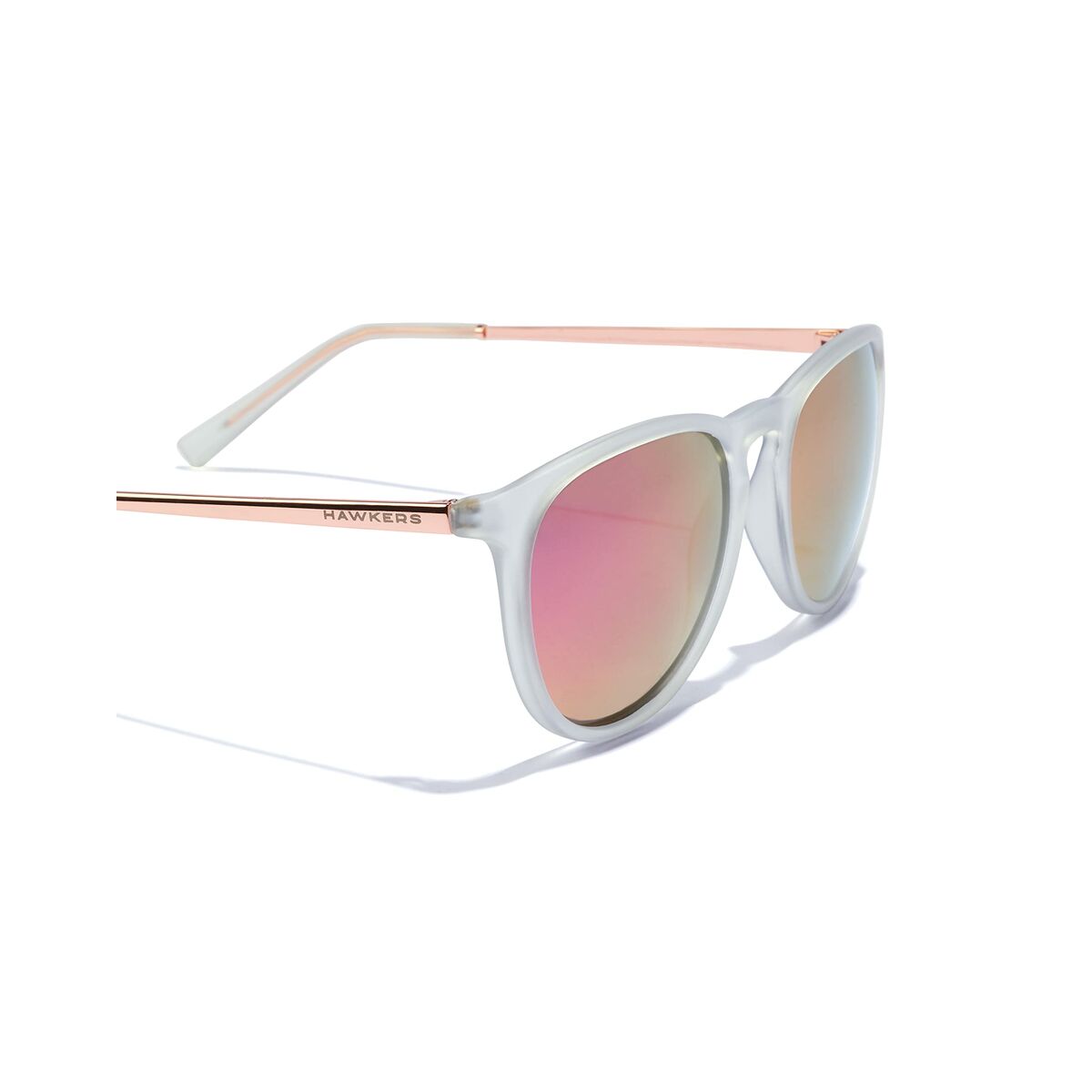 Unisexsolglasögon Hawkers OLLIE Transparent Roséguld Ø 49,5 mm Rosa - 4