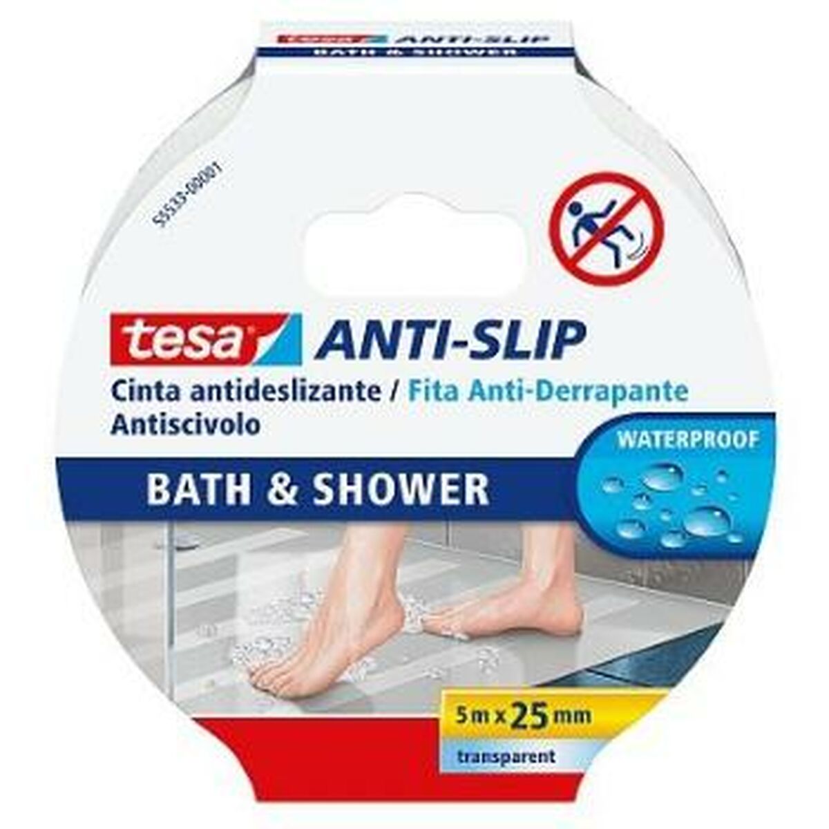 Självhäftande band TESA Transparent (6 Delar)