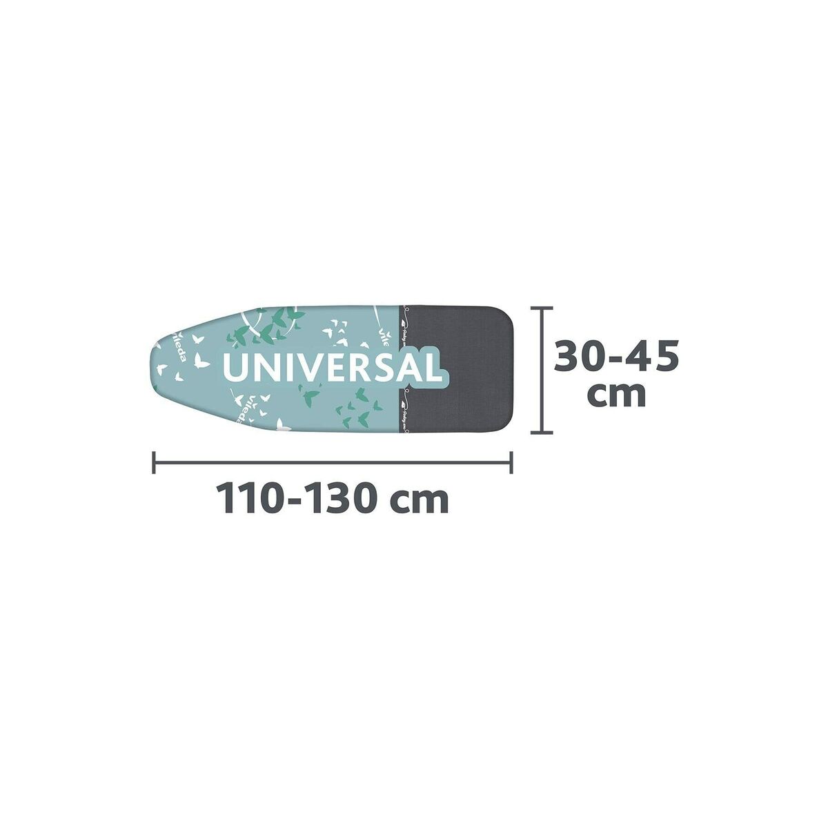 Strykbrädesfodral Vileda 172219 130 x 45 cm Grön Grå - 3