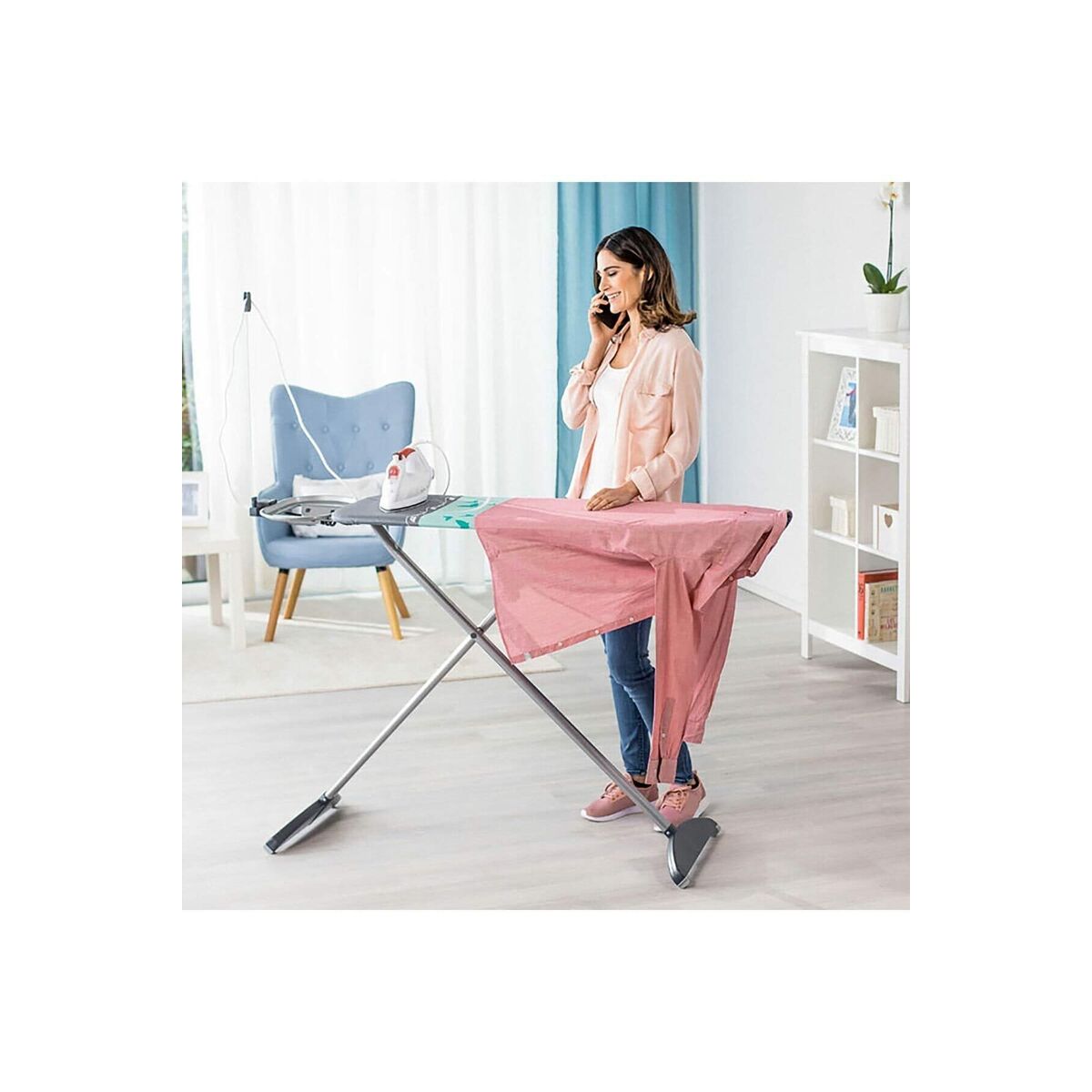 Strykbrädesfodral Vileda 172219 130 x 45 cm Grön Grå - 6