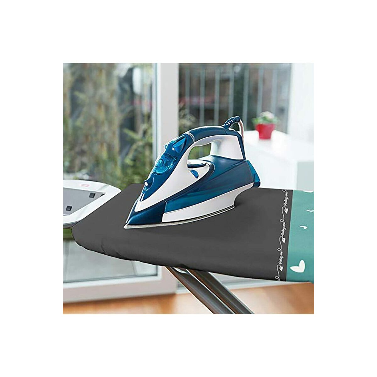 Strykbrädesfodral Vileda 172219 130 x 45 cm Grön Grå - 7