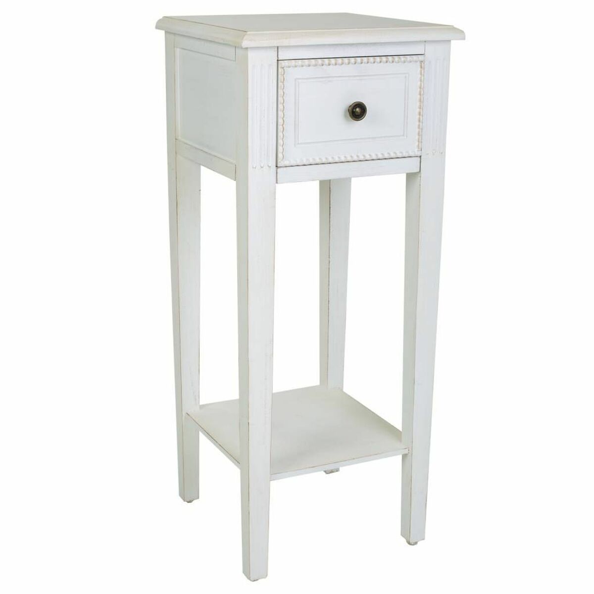 Sidobord Alexandra House Living Vit 33 x 78 x 33 cm