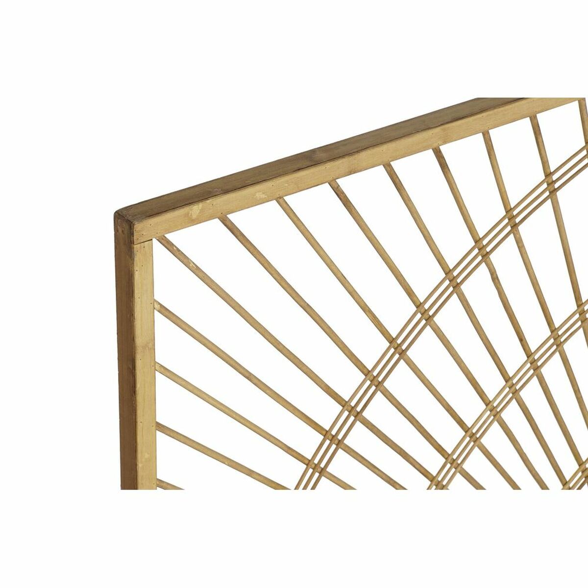 Sänggavel DKD Home Decor Brun Rattan (160 x 3 x 80 cm) - 2
