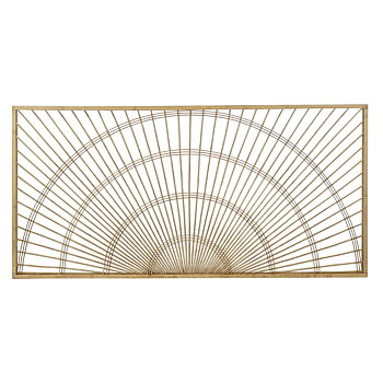 Sänggavel DKD Home Decor Brun Rattan (160 x 3 x 80 cm)