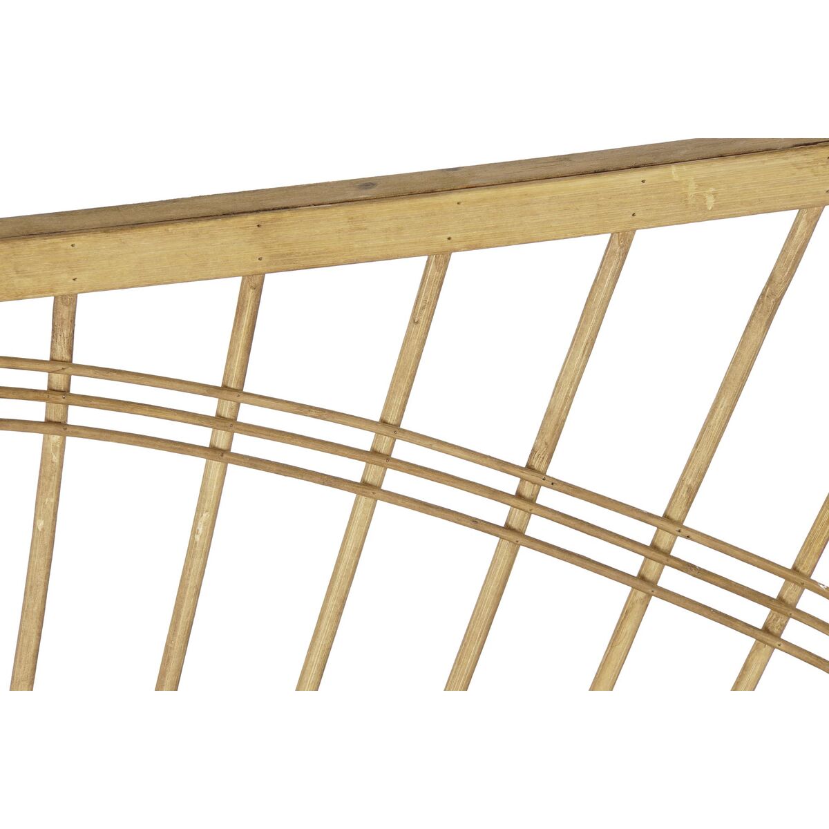 Sänggavel DKD Home Decor Brun Rattan (160 x 3 x 80 cm) - 3