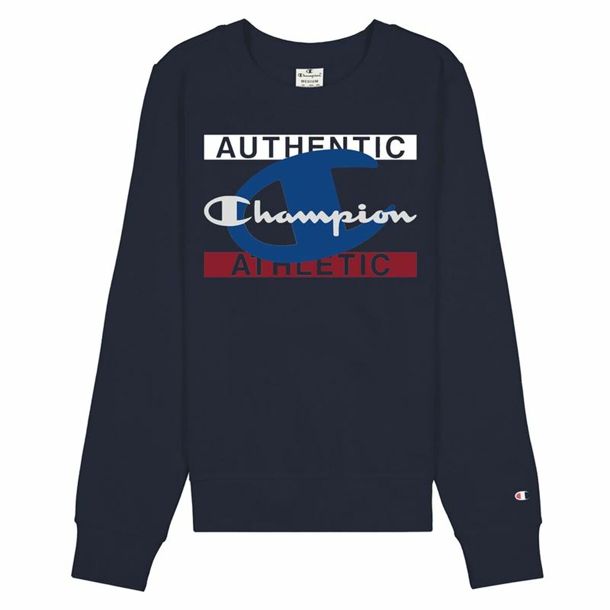 Tröja utan huva Herr Champion Authentic Athletic Mörkblå - 2