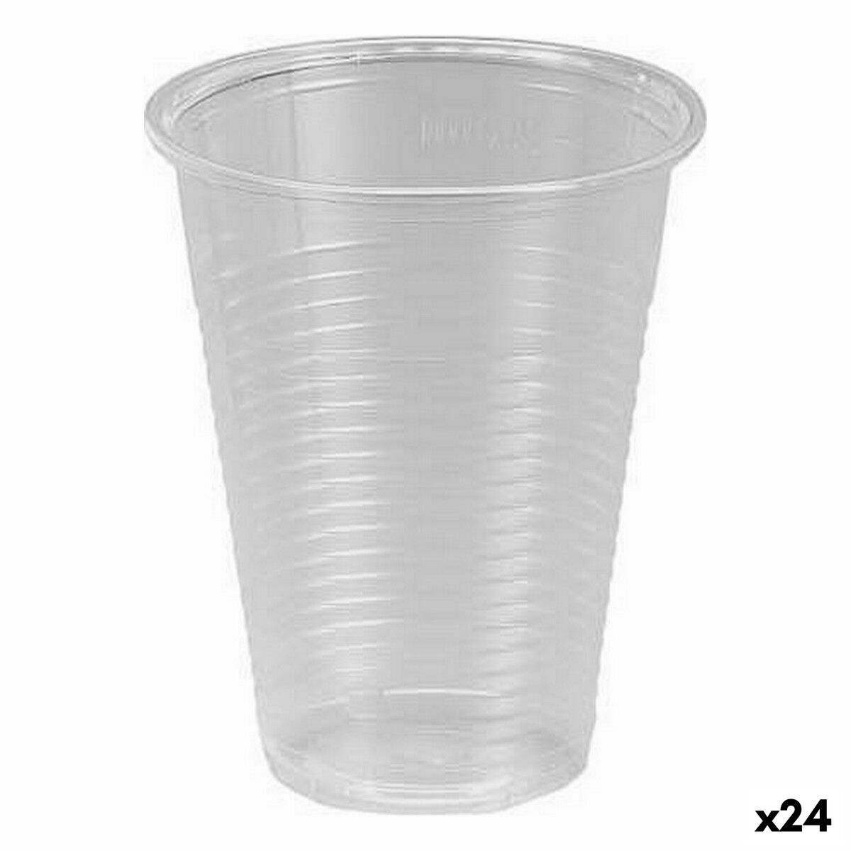 Set med återanvändbara glas Algon Transparent 25 Delar 200 ml (24 antal) - 2
