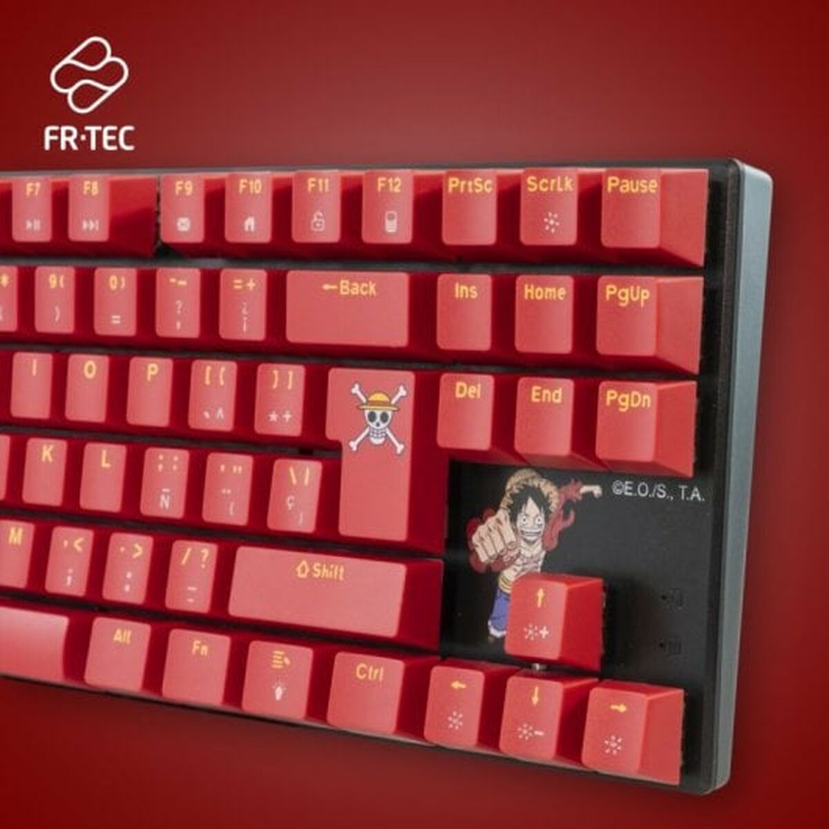 Tangentbord och Mus FR-TEC OP4001 QWERTY Bordeaux - 6