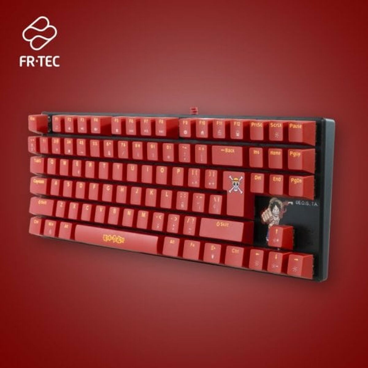Tangentbord och Mus FR-TEC OP4001 QWERTY Bordeaux - 4