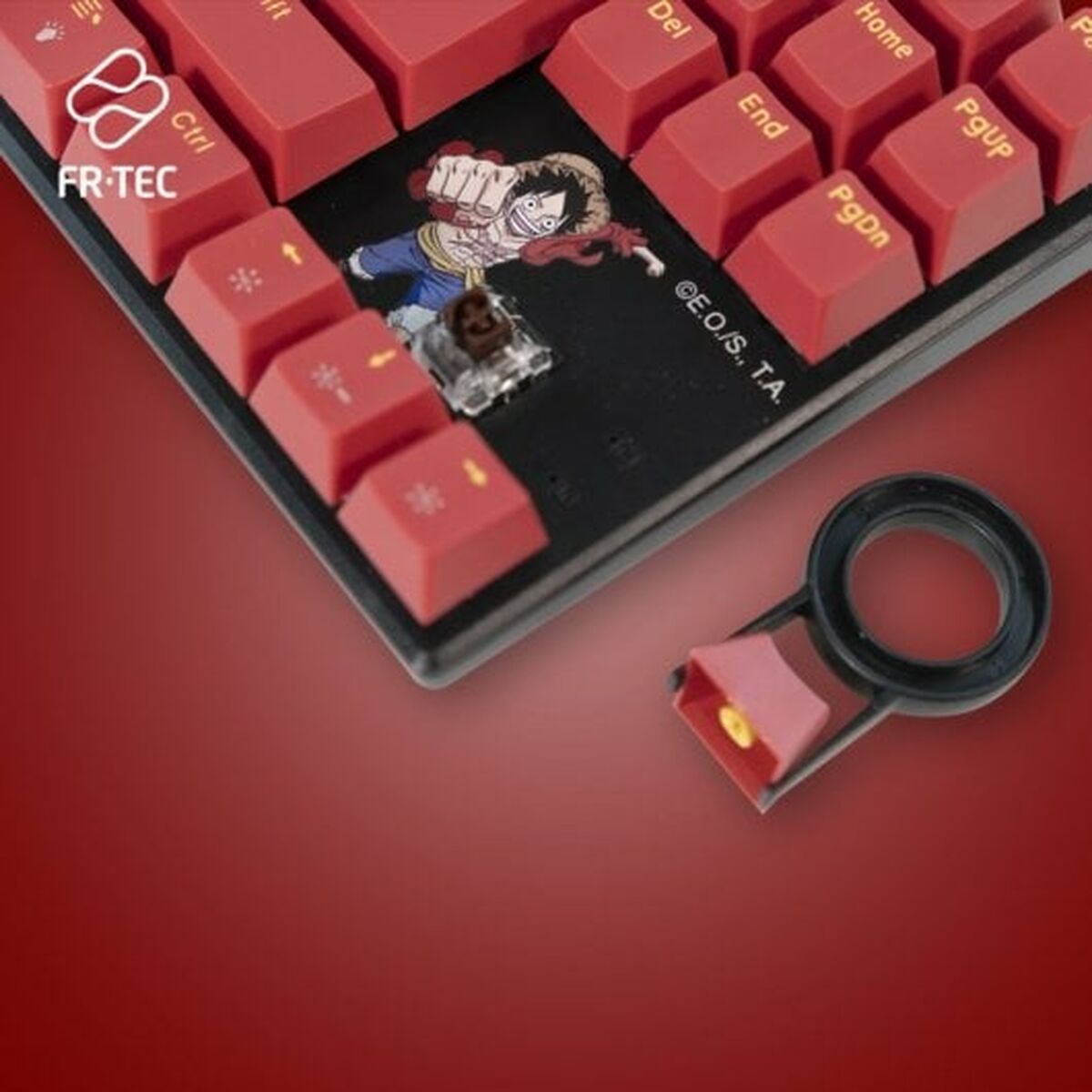 Tangentbord och Mus FR-TEC OP4001 QWERTY Bordeaux - 7