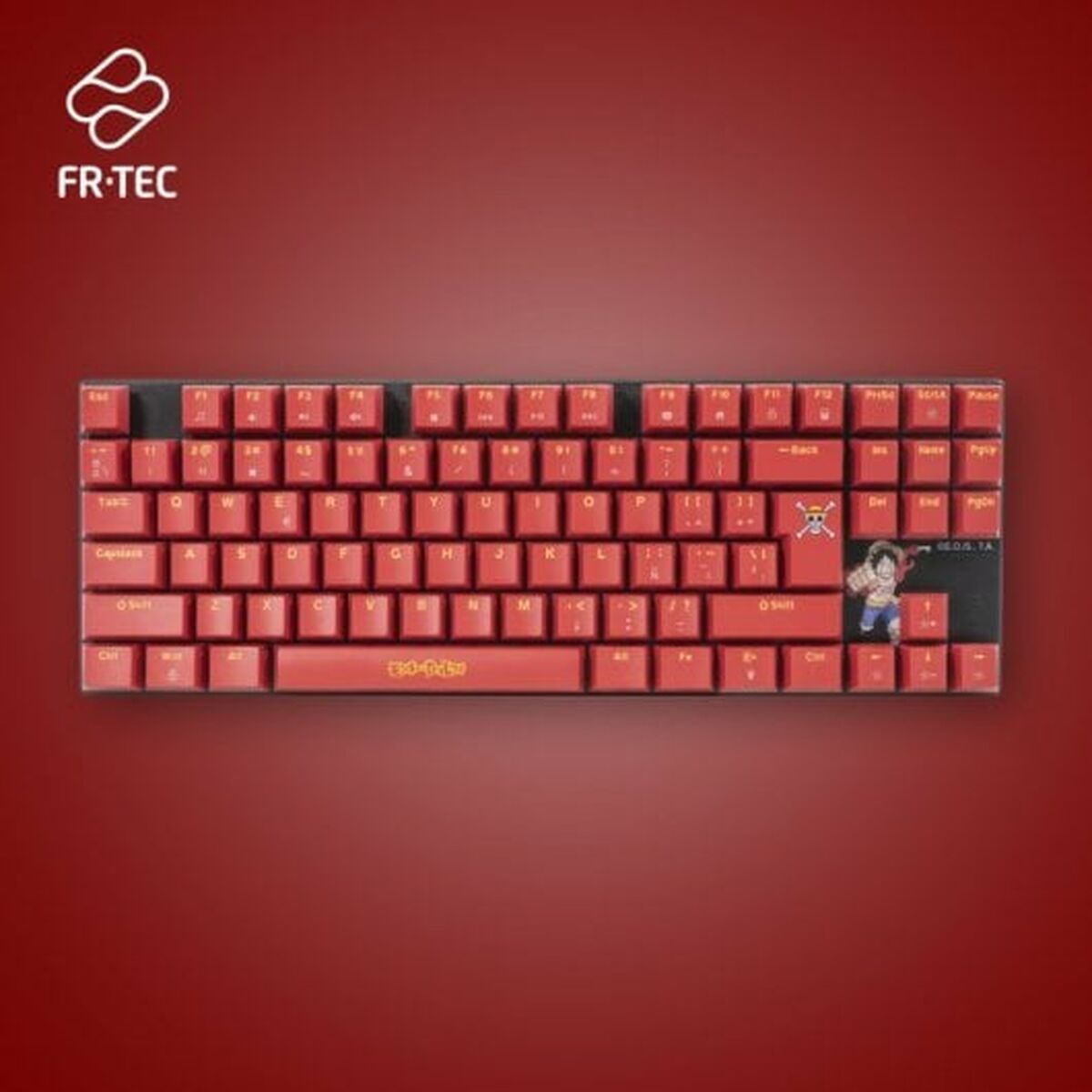 Tangentbord och Mus FR-TEC OP4001 QWERTY Bordeaux - 3