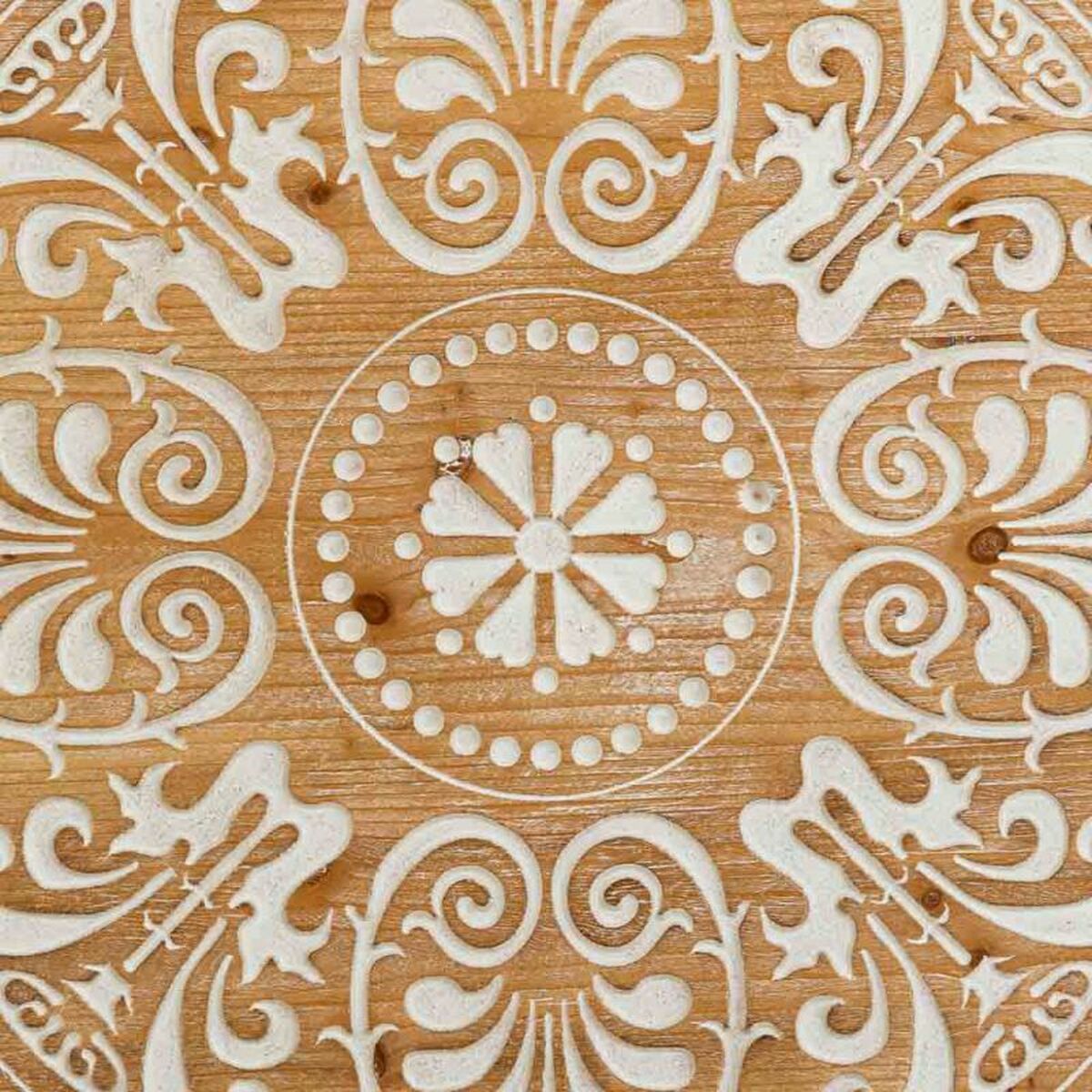 Väggdekoration Alexandra House Living Brun Granträ Trä MDF 60 x 60 cm - 6