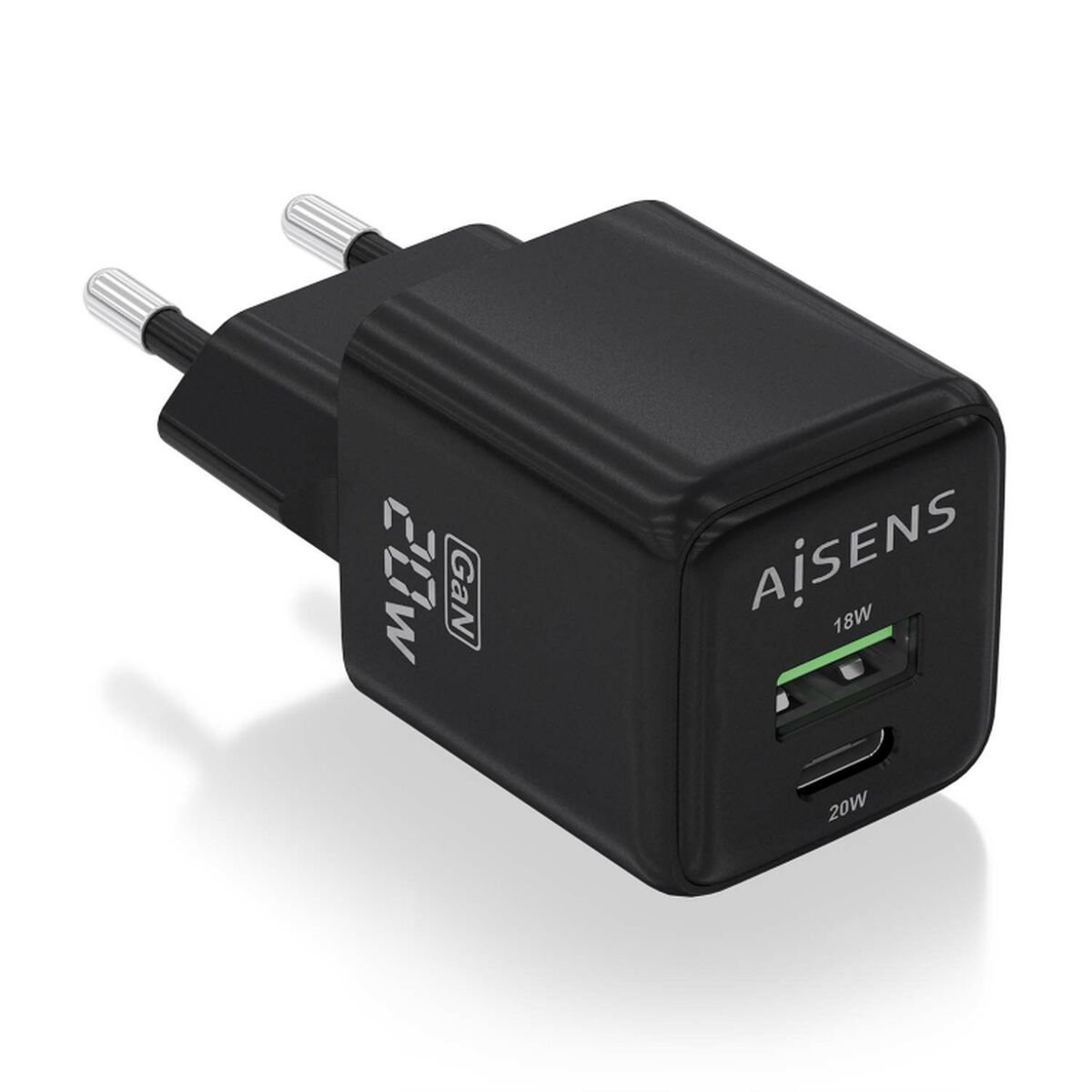 Väggladdare Aisens ASCH-20W2P011-BK Svart (1 antal)