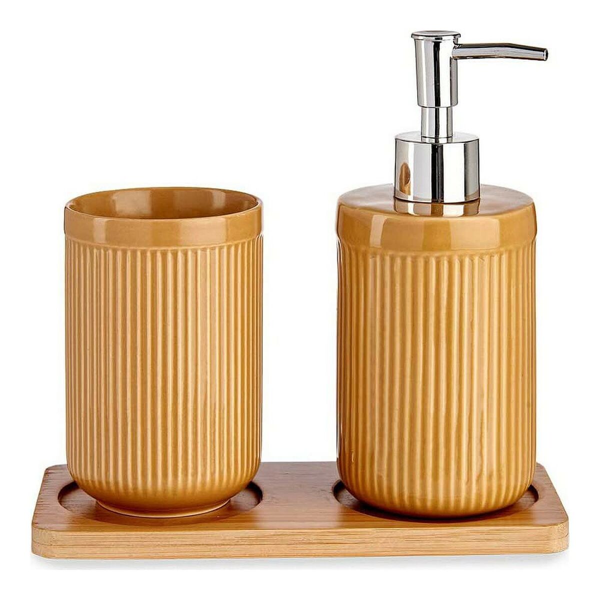 Badkit Keramik Bambu Kamel (3 pcs) - 3