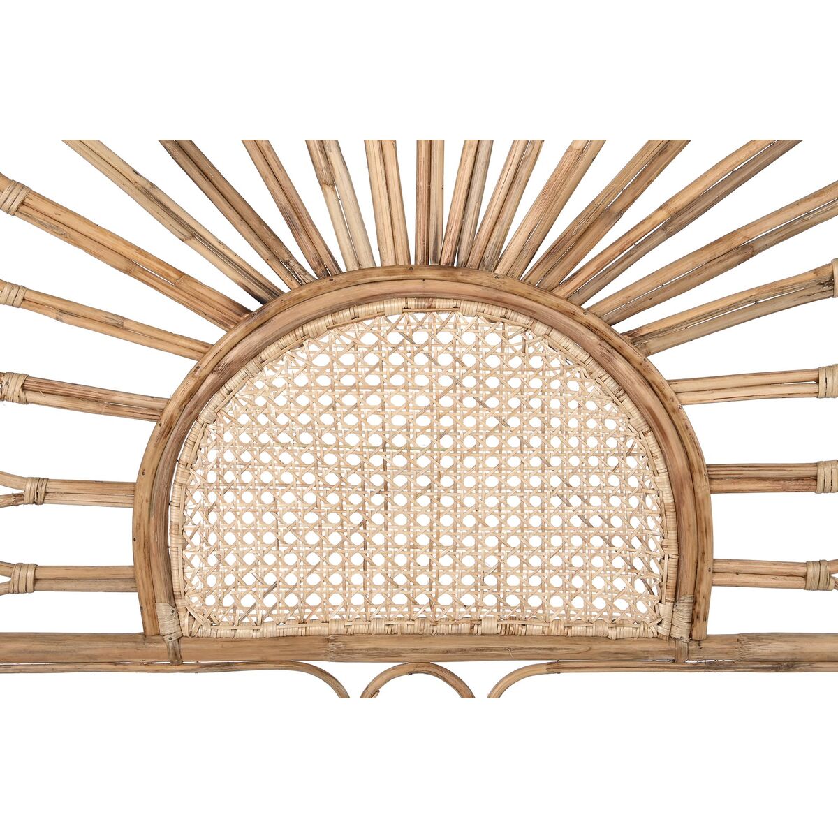 Sänggavel DKD Home Decor Naturell Solros 100 x 4 x 90 cm 100 x 4 x 126 cm Bambu - 2