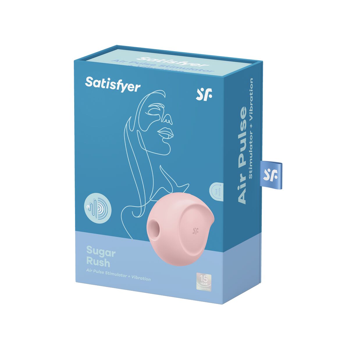 Sugstimulator för klitoris Satisfyer Sugar Rush Rosa - 7