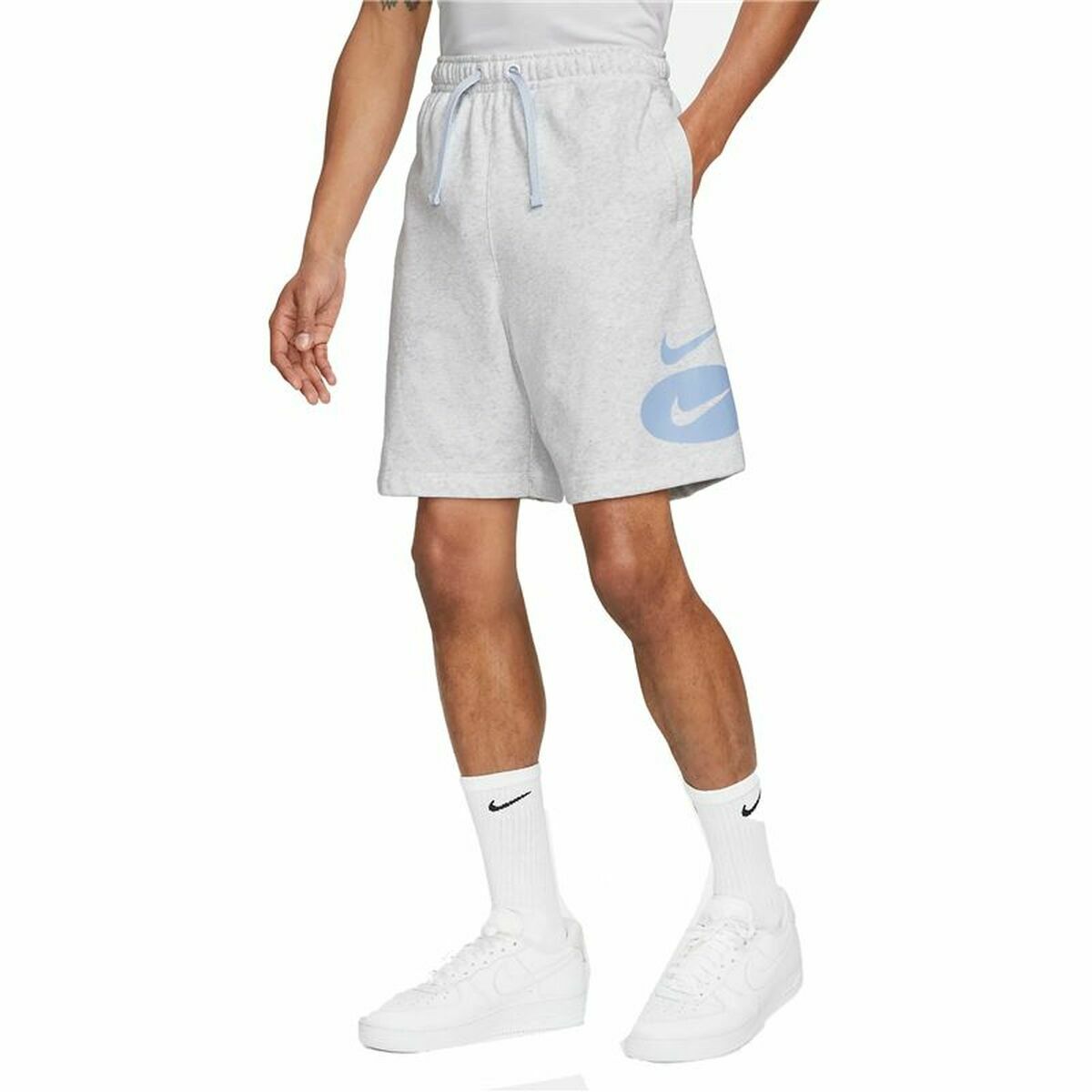 Sportshorts för män Nike Sportswear Swoosh League Grå - 4