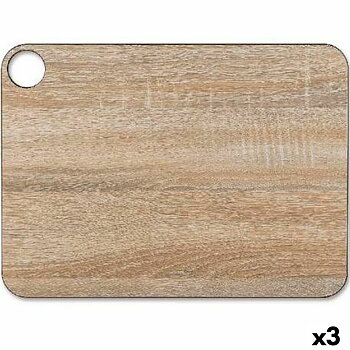 Skärbräda Arcos 37,7 x 27,7 cm Brun Harts Fibrer (3 antal)