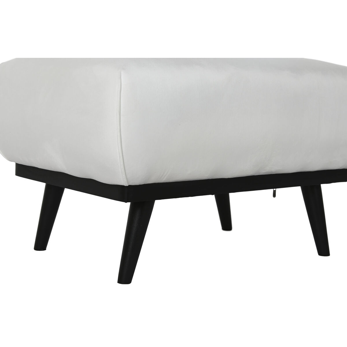 Sittpall DKD Home Decor Vit Svart 70 x 50 x 42 cm - 4