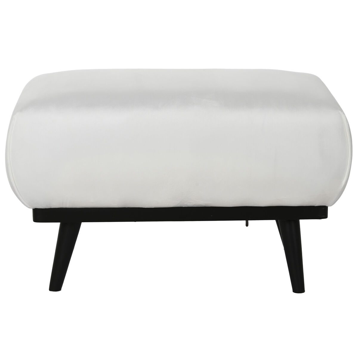 Sittpall DKD Home Decor Vit Svart 70 x 50 x 42 cm - 3