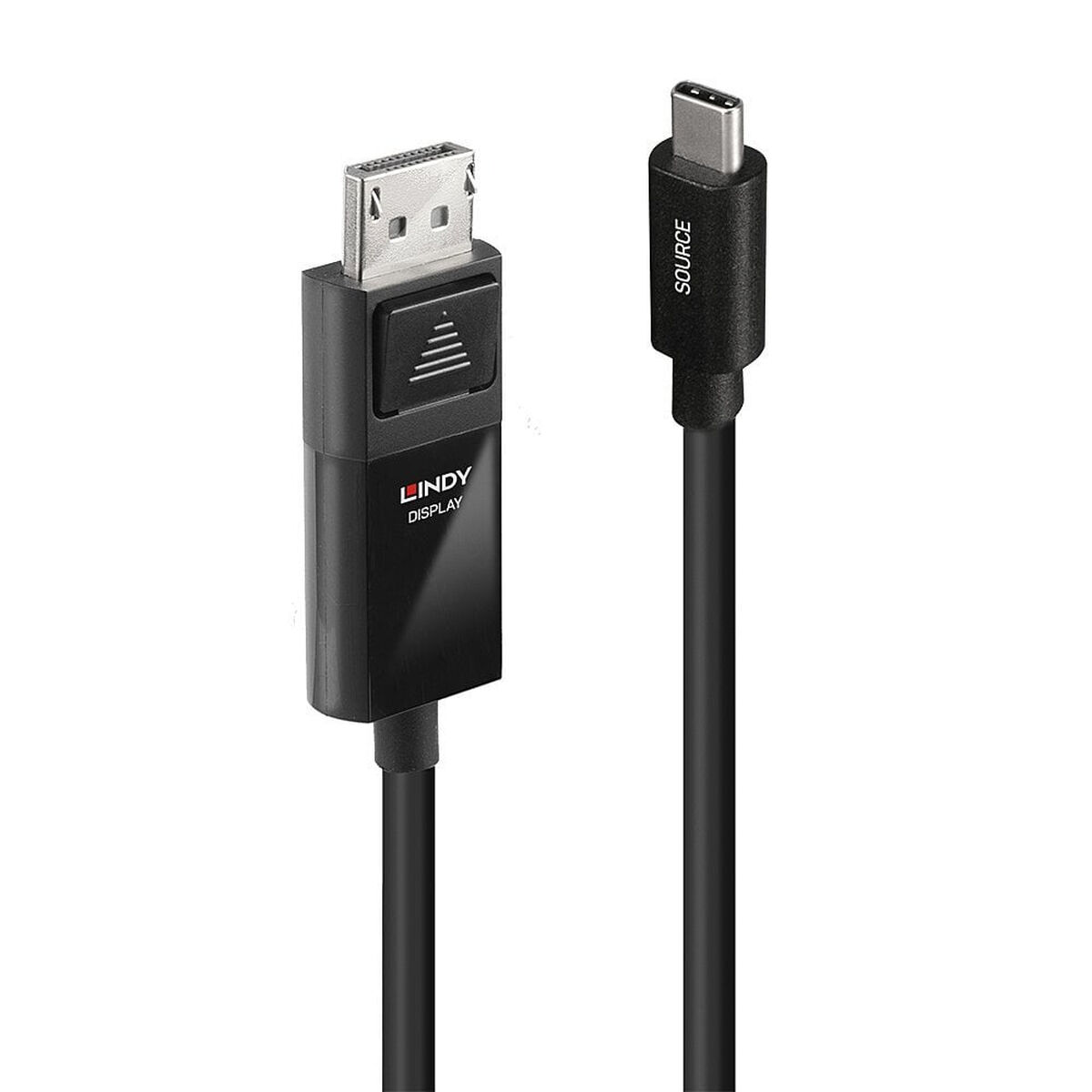 USB-C-kabel LINDY 43341 1 m Svart (1 antal)