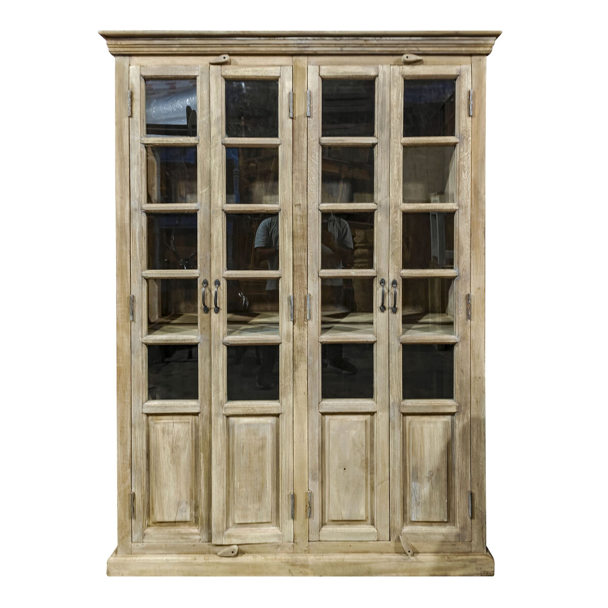 Visningsställ Home ESPRIT Vit Mangoträ 135 x 50 x 210 cm - 3