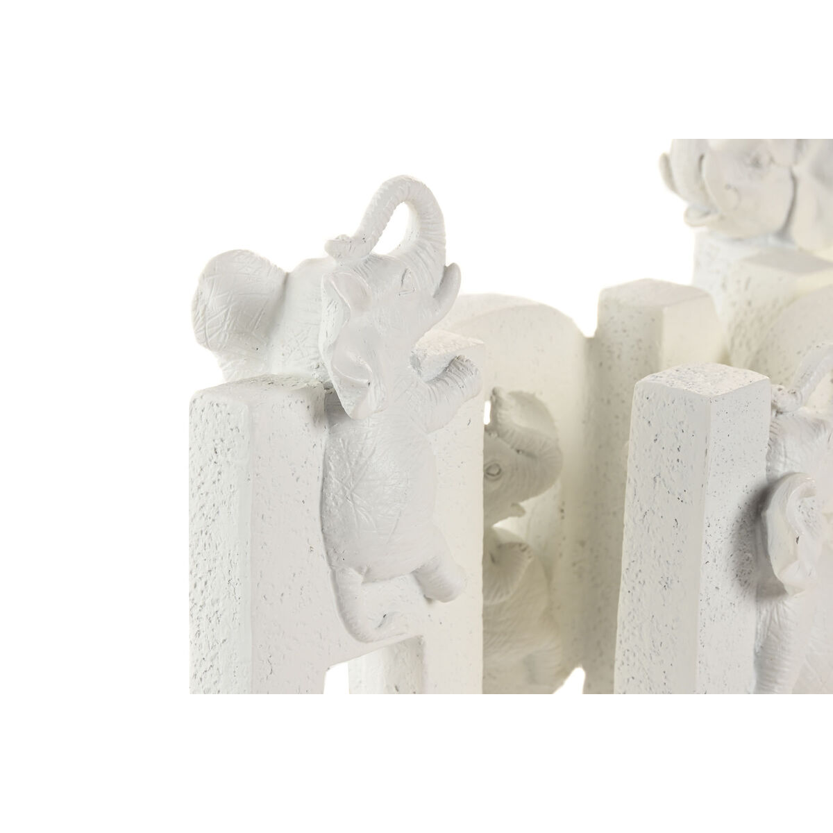 Prydnadsfigur Home ESPRIT Vit Orientalisk 25 X 5 X 13 CM (2 antal) - 3