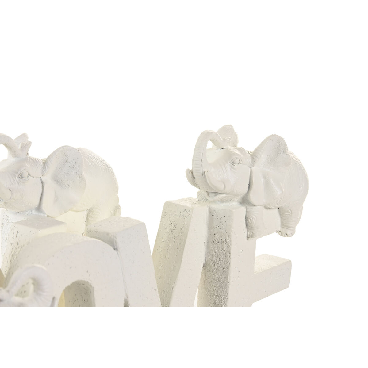 Prydnadsfigur Home ESPRIT Vit Orientalisk 25 X 5 X 13 CM (2 antal) - 2