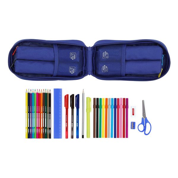Pennfodral Ryggsäck Atlético Madrid In blue Marinblå 12 x 23 x 5 cm (33 Delar) - 2