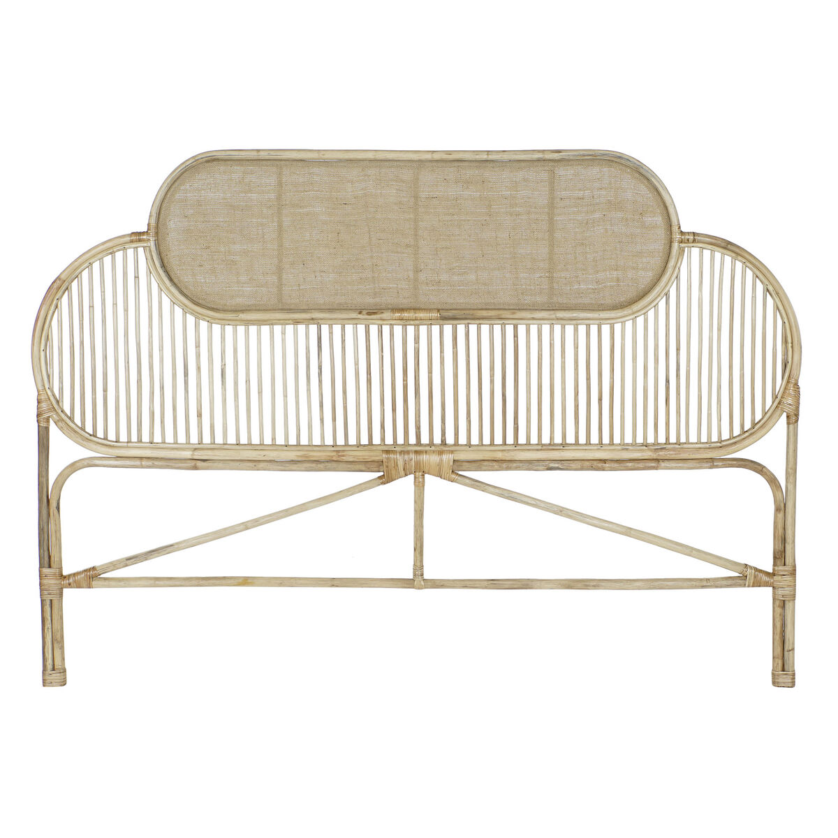 Sänggavel DKD Home Decor Brun Naturell 180 x 4 x 90 cm