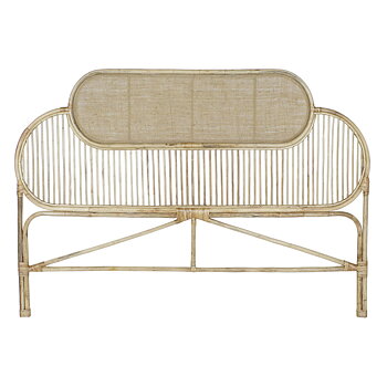 Sänggavel DKD Home Decor Brun Naturell 180 x 4 x 90 cm