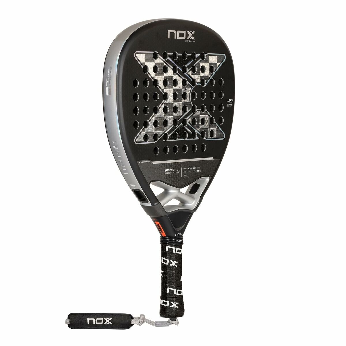 Padelracket Nox AT10 Luxury Attack 18K Alum 2024 Agustin Tapia - 2