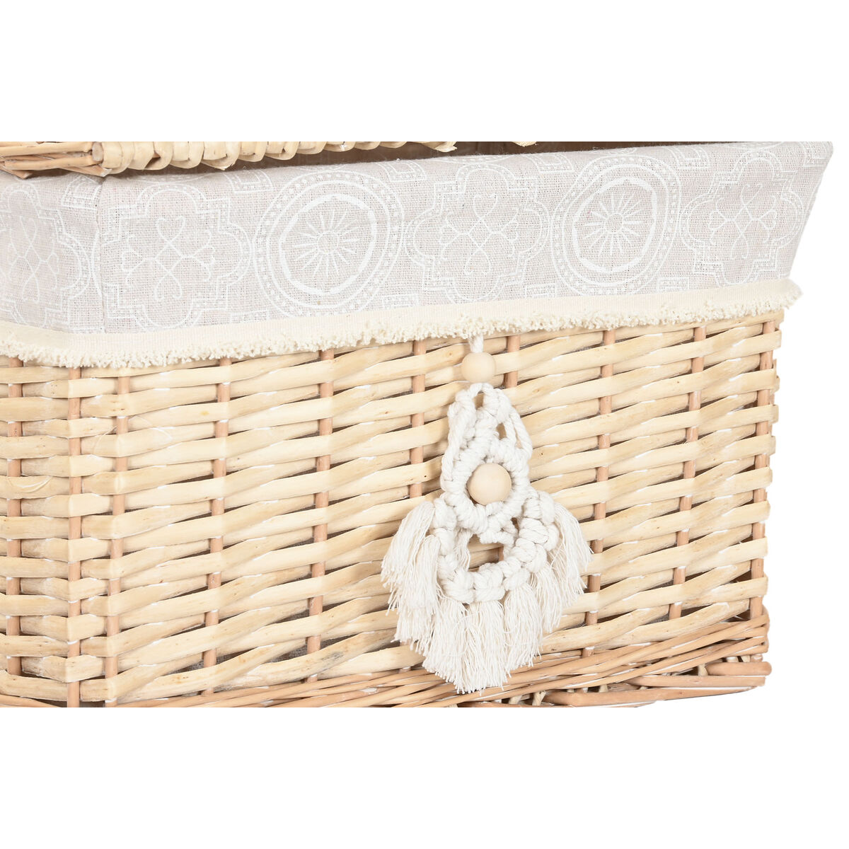 Dekorationslåda Home ESPRIT Naturell vide Boho (2 Delar) - 2
